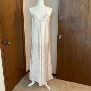 White Satin & Lace Negligee